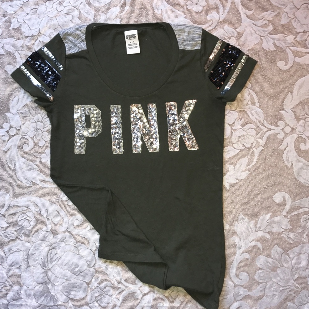 PINK bling tee